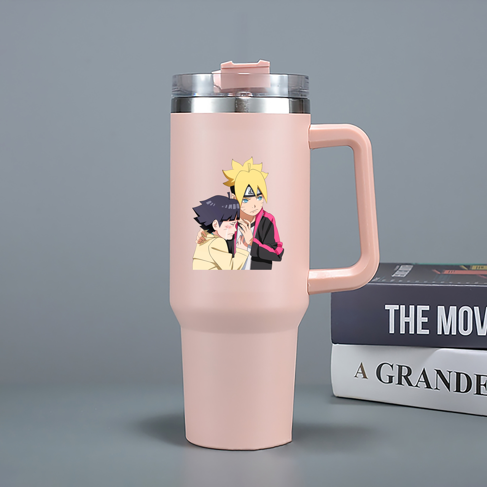 （画像用） NARUTO -ナルト- うずまき ボルト Uzumaki Boruto 1200mL車用タンブラー（カラープリント）